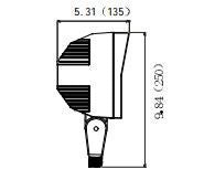 70W Led Flood Light Fixture.